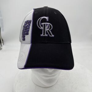 Colorado Rockies Forty Seven Brand 47 MLB Adjustable Baseball Cap Hat Black